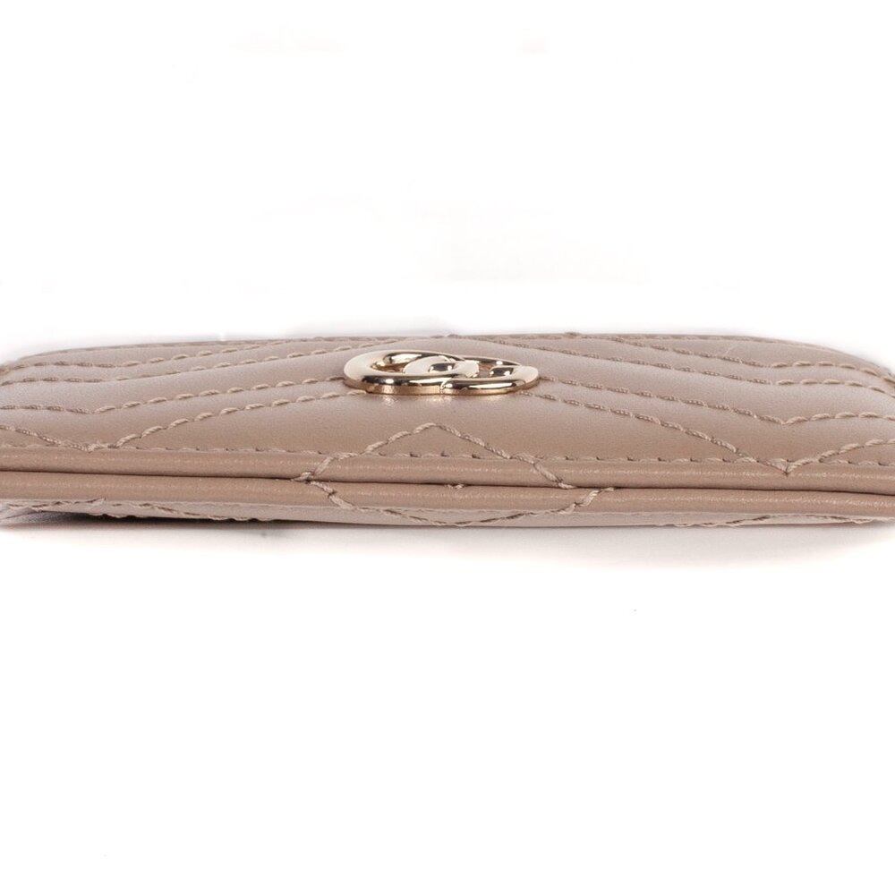 Authentic Gucci GG Marmont Taupe Card Holder - Picture 3 of 7